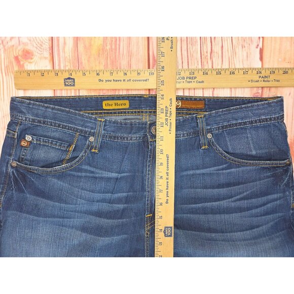 AG Adriano Goldschmied The Protege Straight Leg Jeans 38X34 Made In USA - Picture 6 of 7